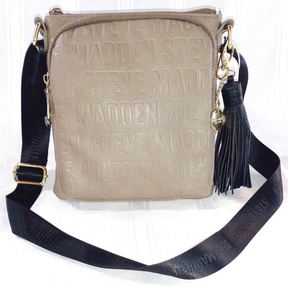 Steve Madden Handbags - Authentic Steve Madden BGLAMM LOGO Crossbody Bag/New with Tags